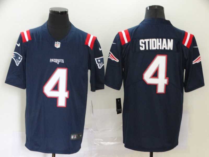 Nike Patriots 4 Jarrett Stidham Navy 2020 New Vapor Untouchable Limited Jersey,We sell and wholesale Nike Patriots 4 Jarrett Stidham Navy 2020 New Vapor Untouchable Limited Jersey on line form chian!